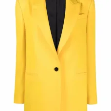 Длинный однобортный блейзер