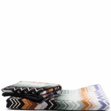 Набор полотенец с узором зигзаг Набор полотенец с узором зигзаг