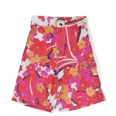 Плавки-шорты с цветочным принтом