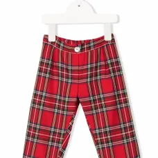 Брюки в клетку тартан Брюки в клетку тартан