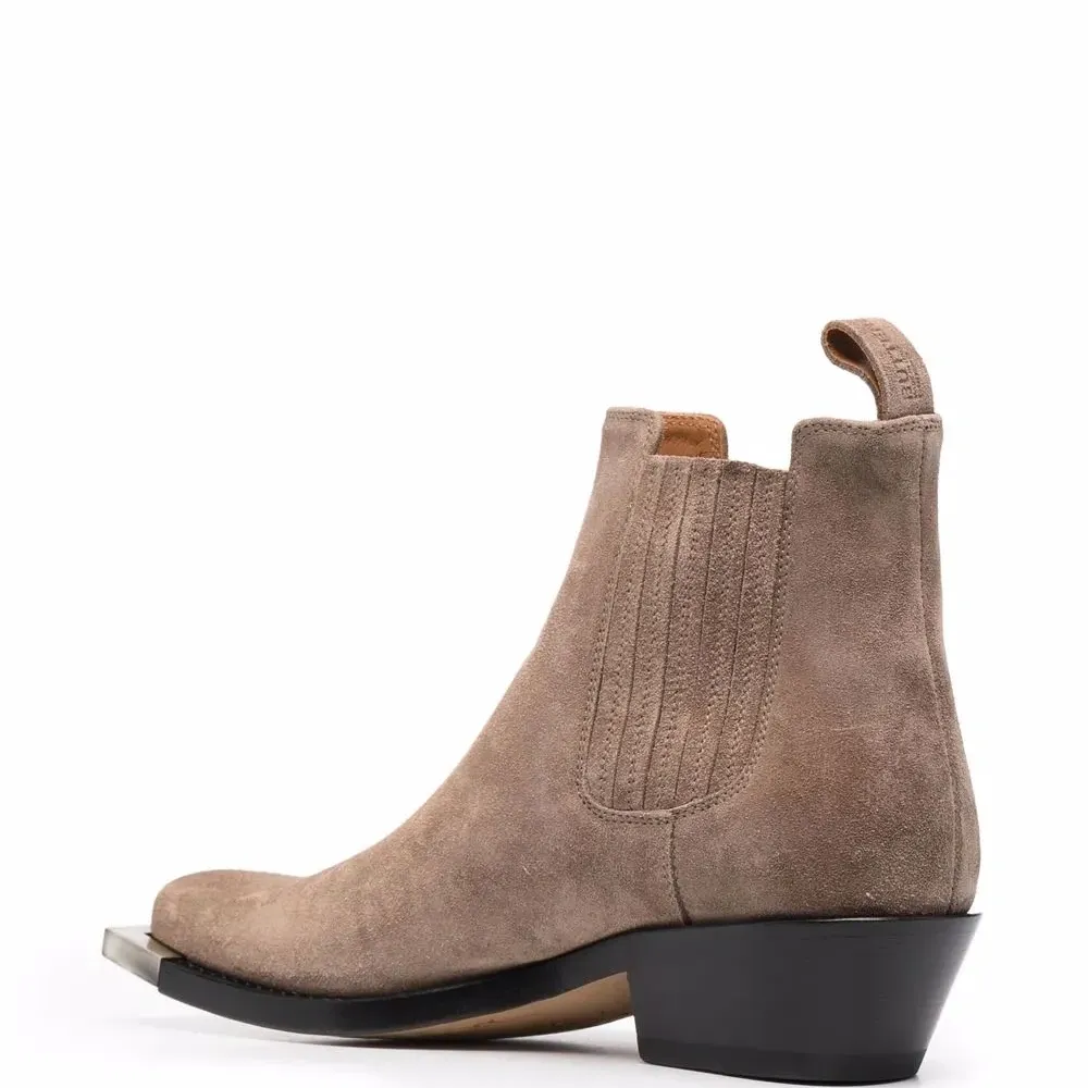 ботинки с квадратным носком