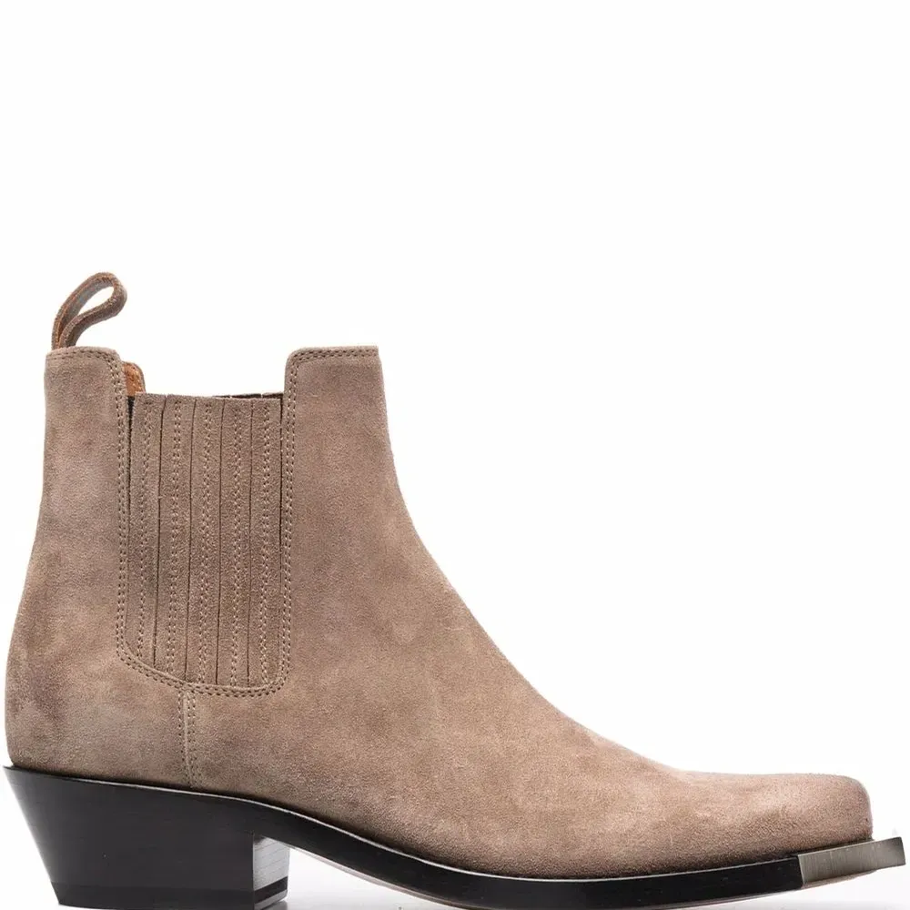 ботинки с квадратным носком