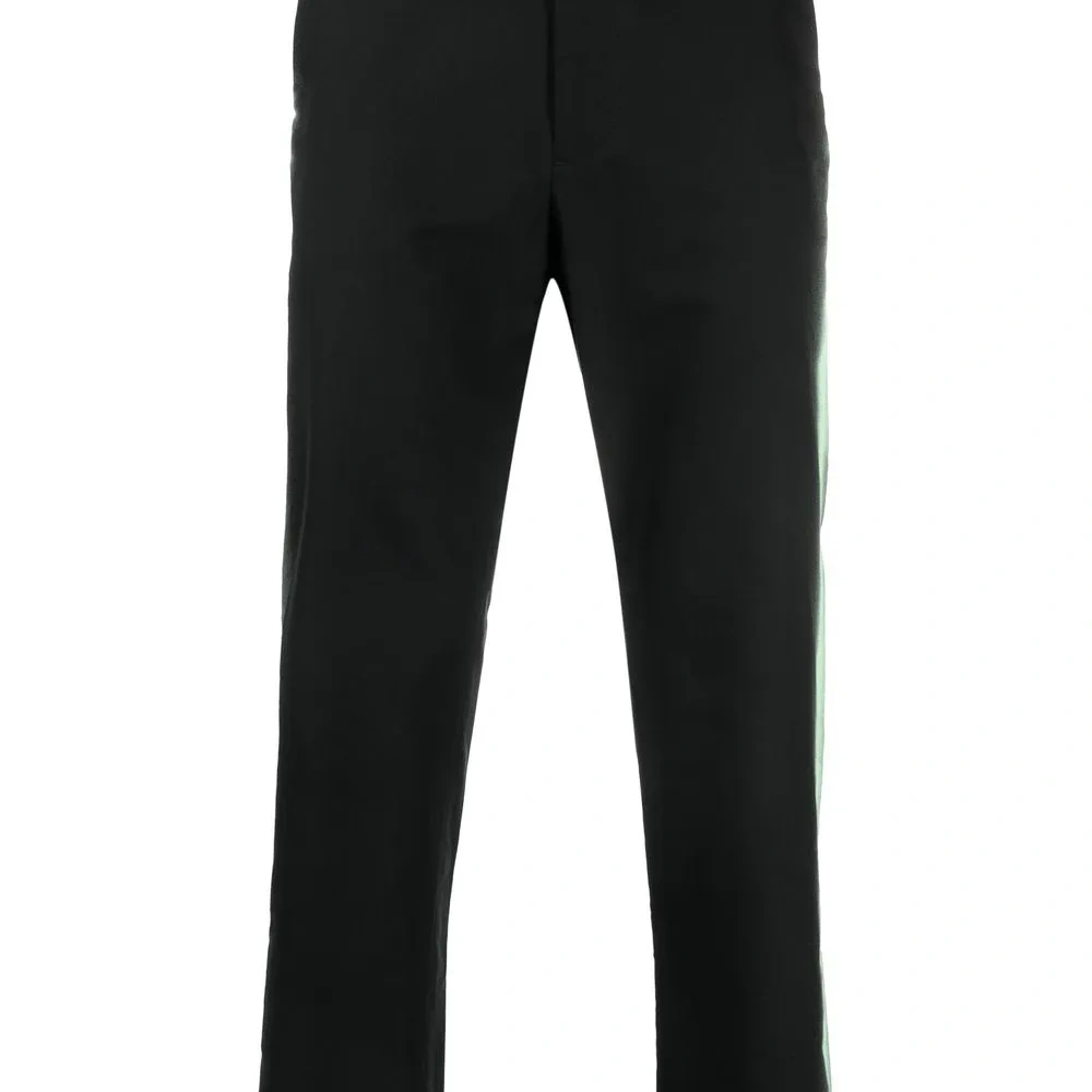 Прямые брюки с лампасами