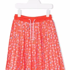 Плиссированная юбка с принтом