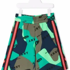 Плавки-шорты с камуфляжным принтом