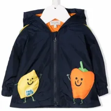 Куртка с капюшоном и принтом