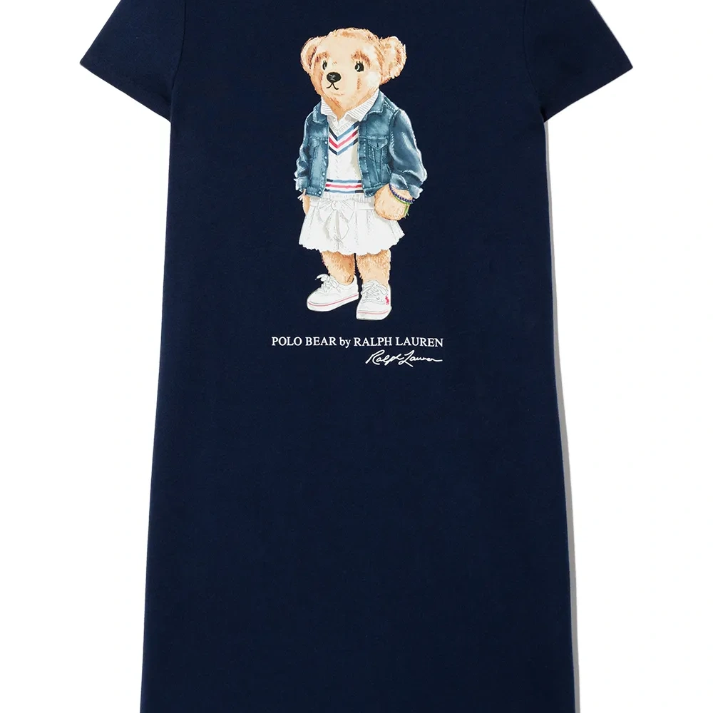 Платье-футболка с принтом Polo Bear