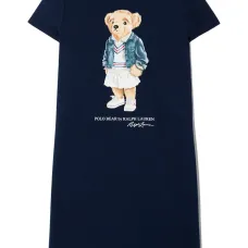 Платье-футболка с принтом Polo Bear