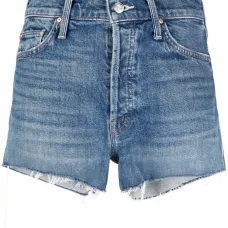 Джинсовые шорты The Tomcat с бахромой