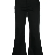 Укороченные расклешенные брюки