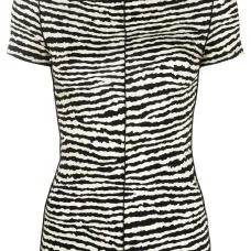 Футболка с зебровым принтом Футболка с зебровым принтом