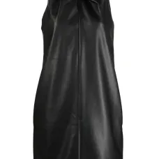 Платье без рукавов с драпировкой