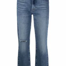 Укороченные джинсы Logan с завышенной талией