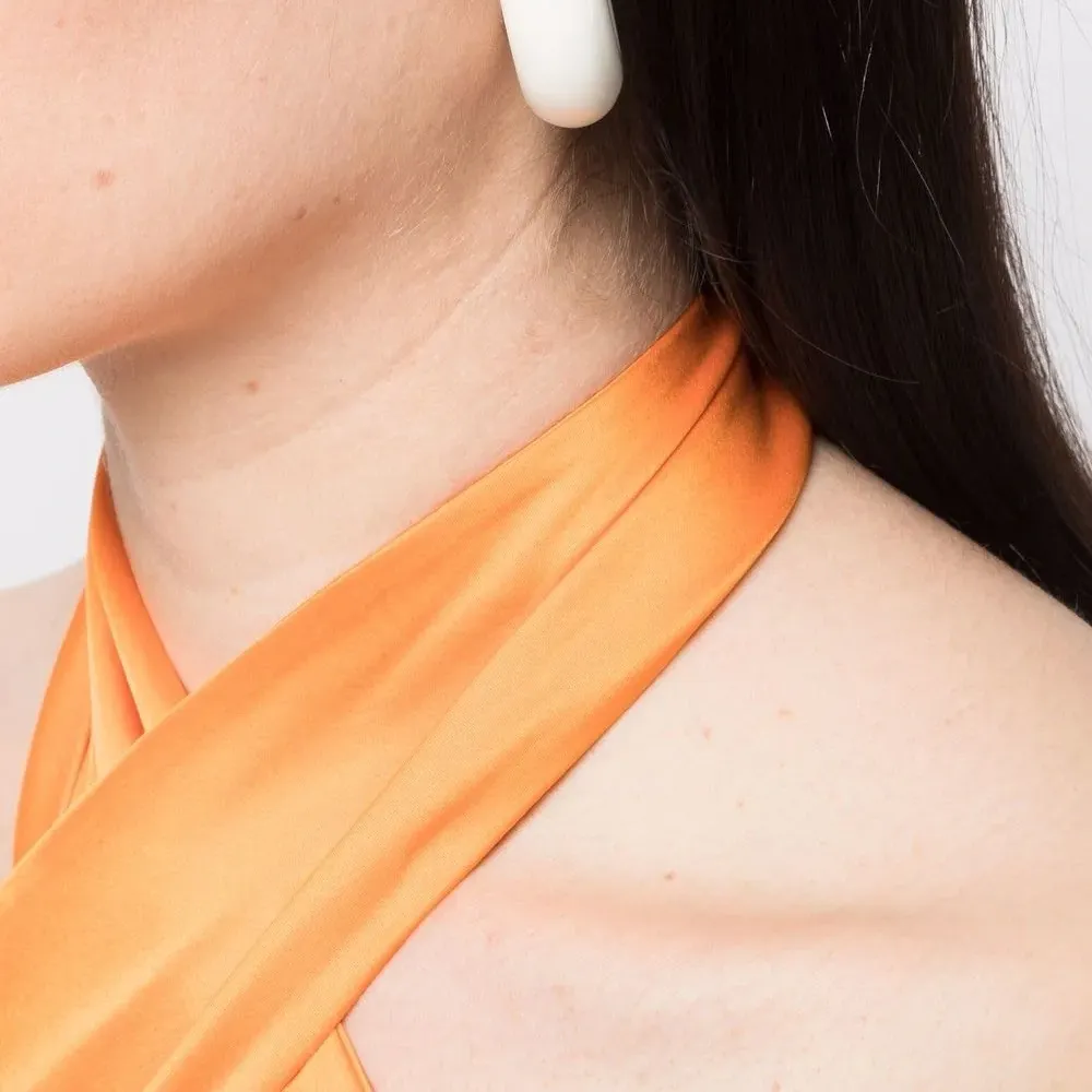 Массивные серьги-кольца Beam