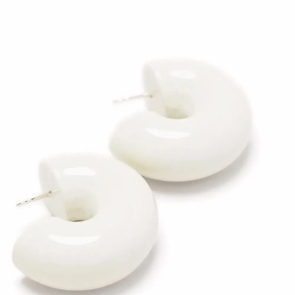 Массивные серьги-кольца Beam