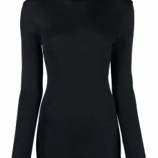 Джемпер тонкой вязки с воротником поло Джемпер тонкой вязки с воротником поло