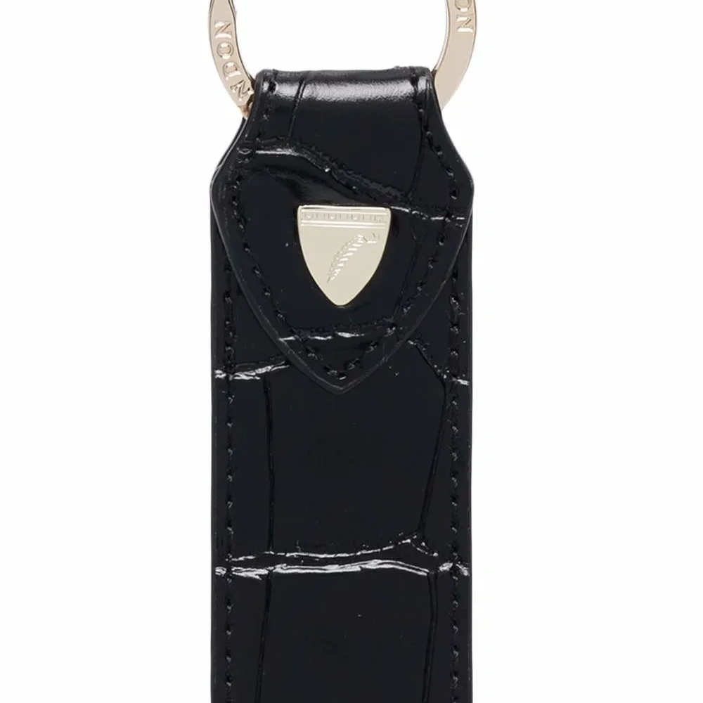 Браслет с тиснением под кожу крокодила