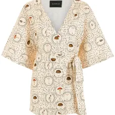 Топ-кимоно с принтом Топ-кимоно с принтом