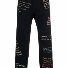 брюки с принтом