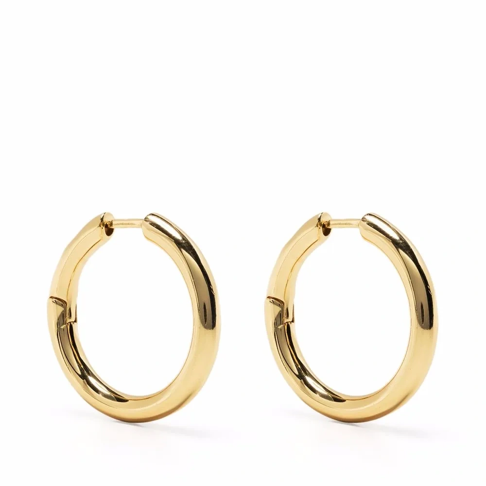 Массивные серьги-кольца