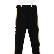 Легинсы с логотипом на лампасах