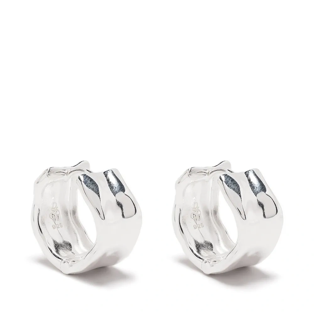 Широкие серьги-кольца