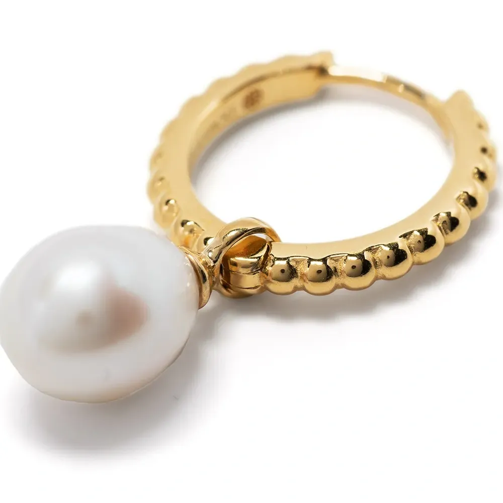 Серьги-кольца Timeless с жемчугом