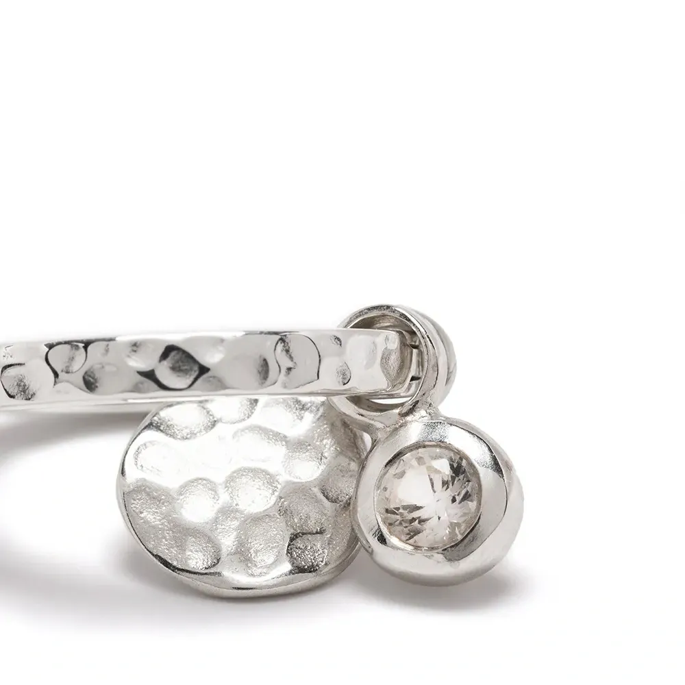 Декорированные серьги-кольца