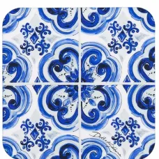 Набор из 12 подставок с принтом Mediterraneo