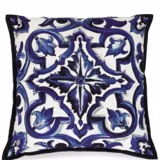 Маленькая подушка с принтом Blu Mediterraneo