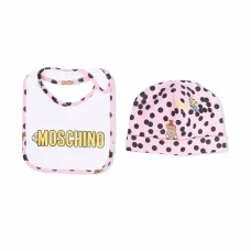 Комплект из шапки и нагрудника с принтом Teddy Bear