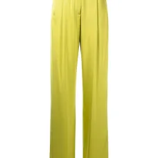 Атласные брюки широкого кроя Атласные брюки широкого кроя