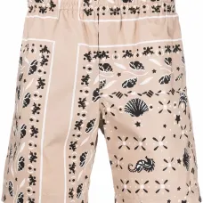 Шорты с принтом пейсли