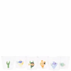 Набор Marine Garden из шести стаканов Набор Marine Garden из шести стаканов