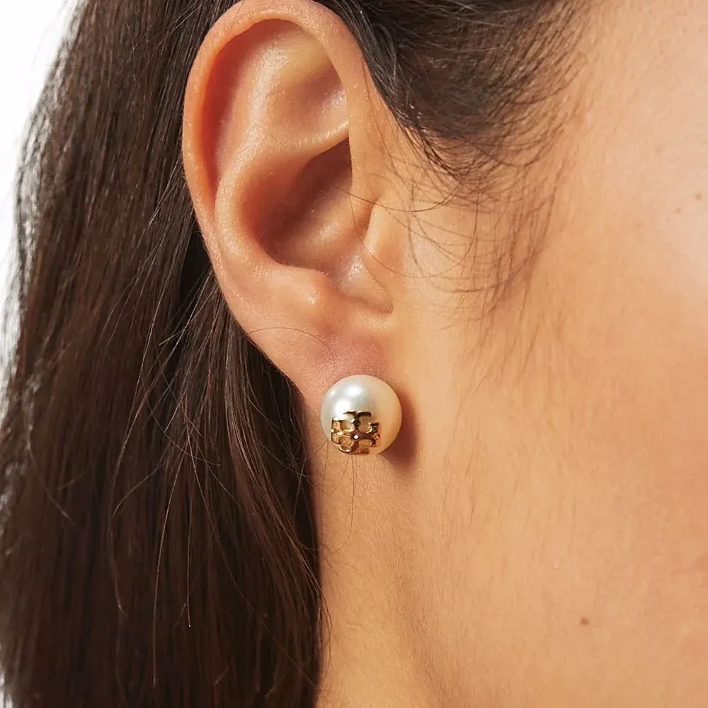 Серьги-гвоздики Kira с жемчугом