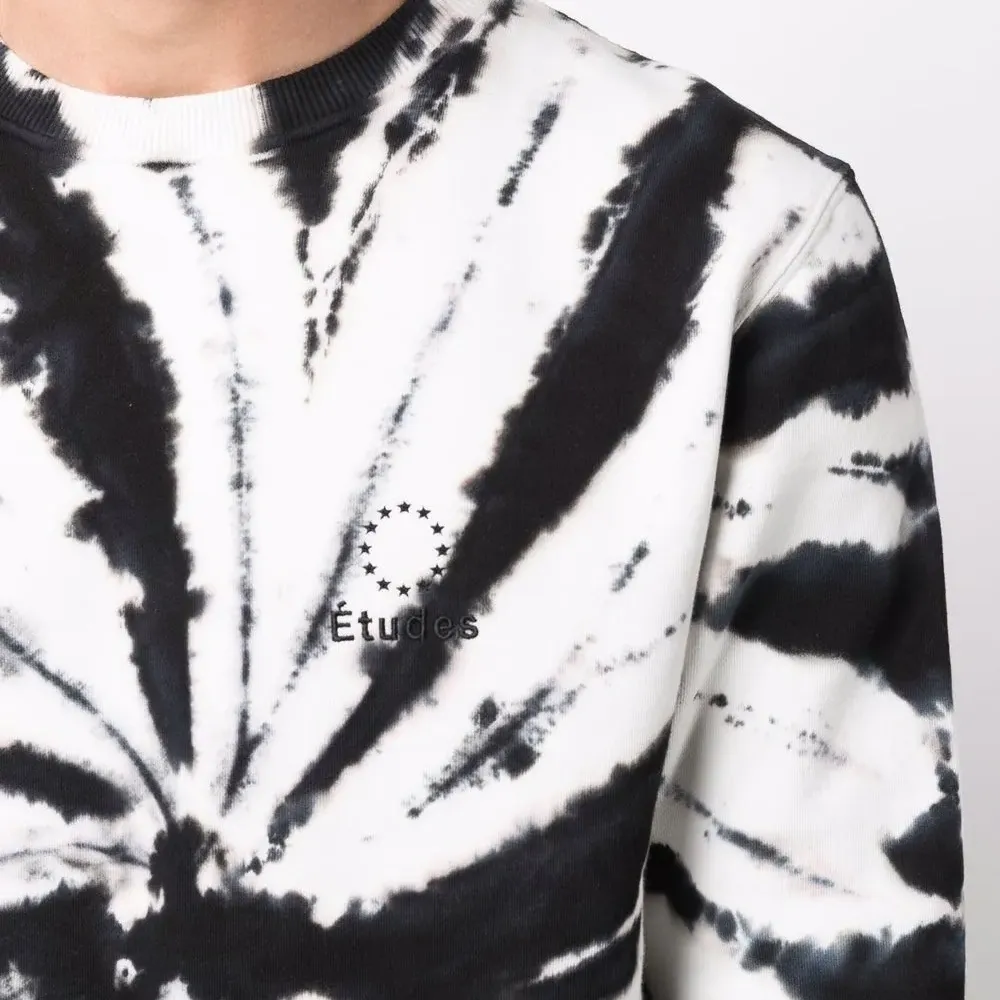 Толстовка из органического хлопка с принтом тай-дай