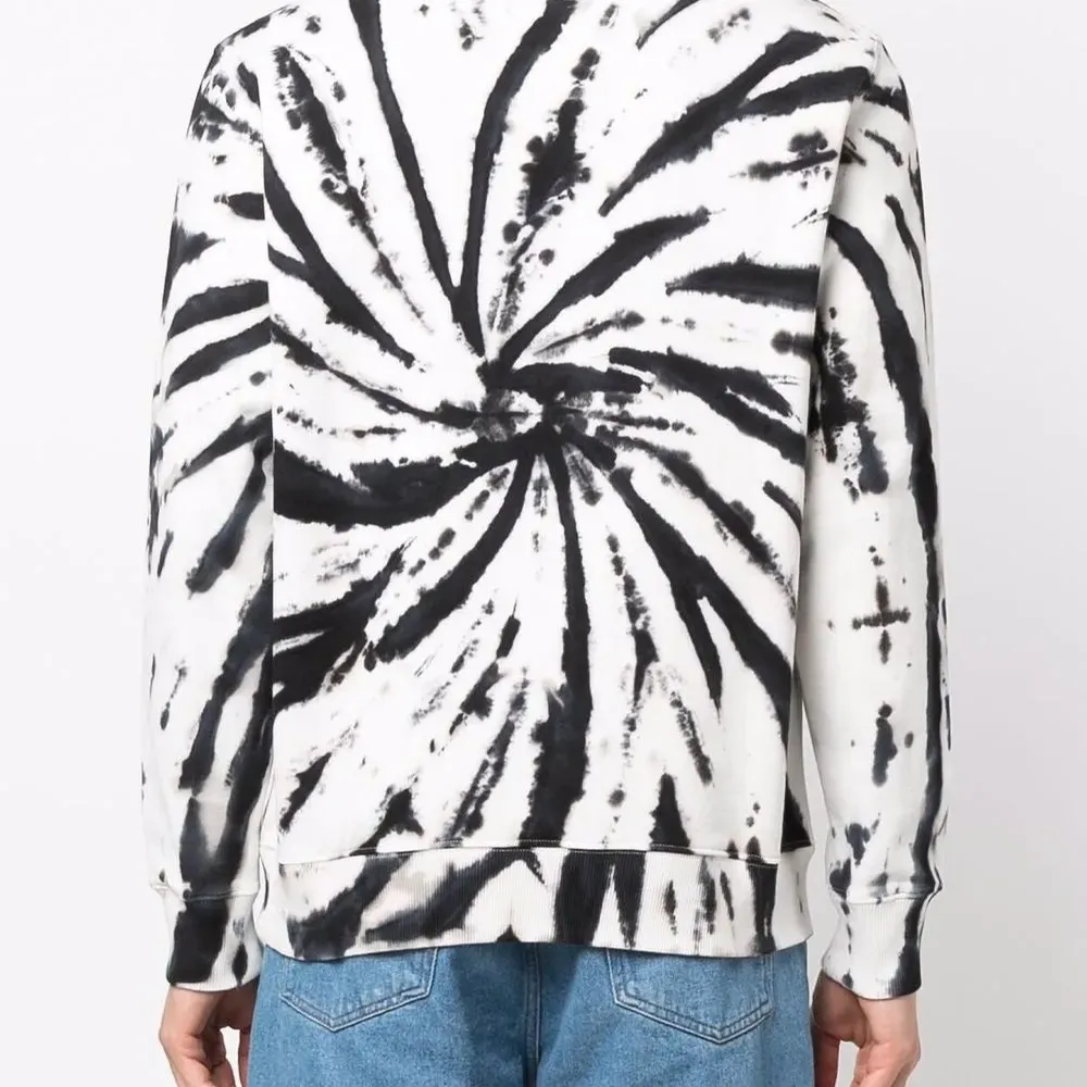 Толстовка из органического хлопка с принтом тай-дай