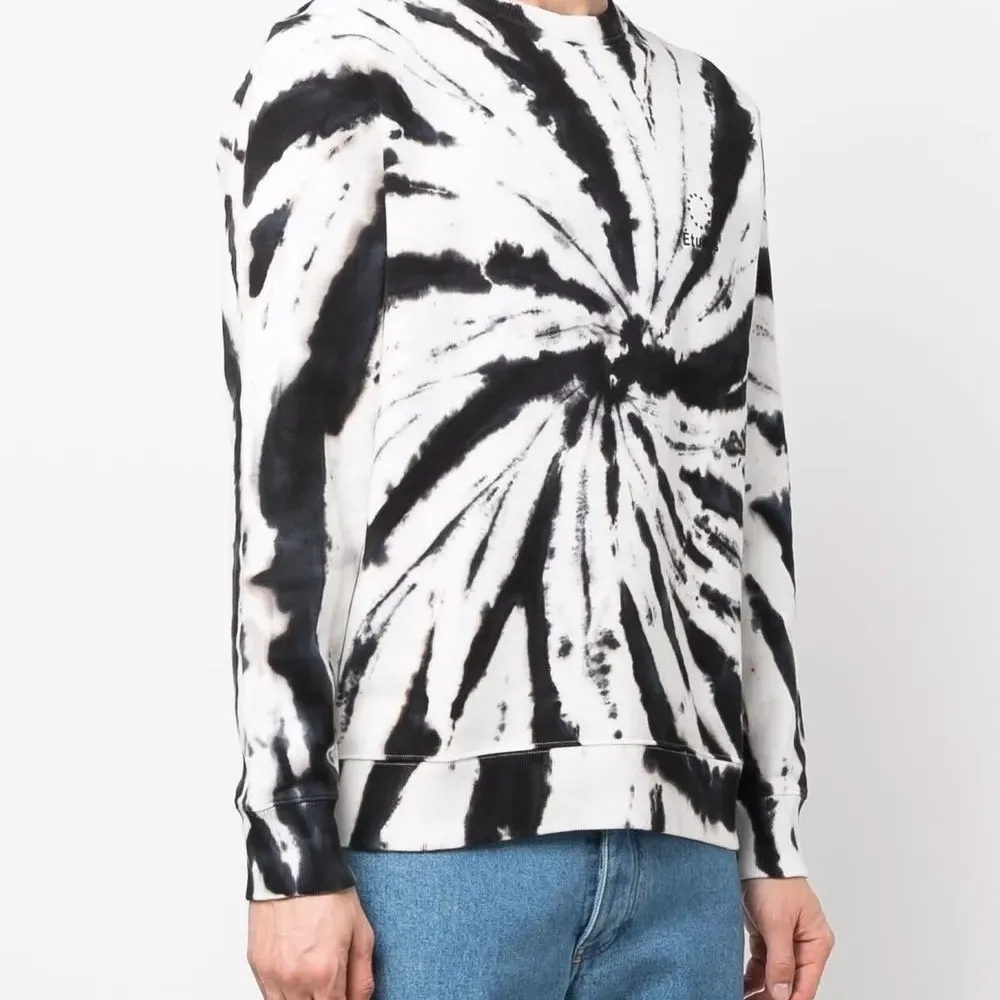 Толстовка из органического хлопка с принтом тай-дай