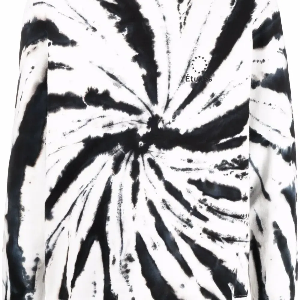 Толстовка из органического хлопка с принтом тай-дай