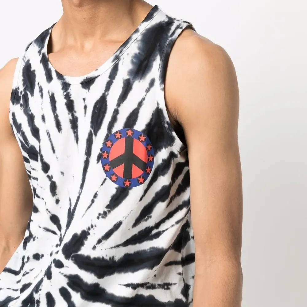 Топ с принтом тай-дай