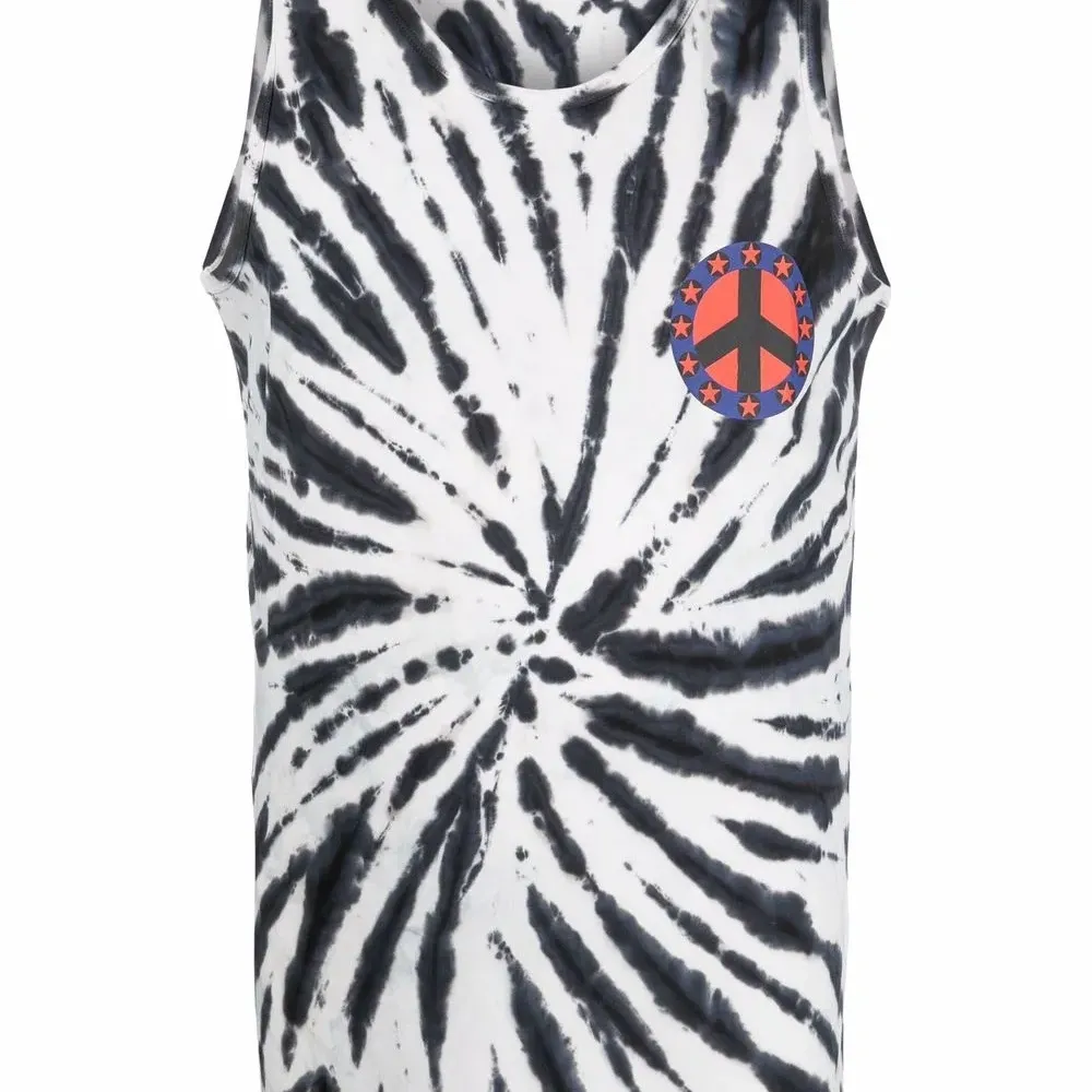 Топ с принтом тай-дай