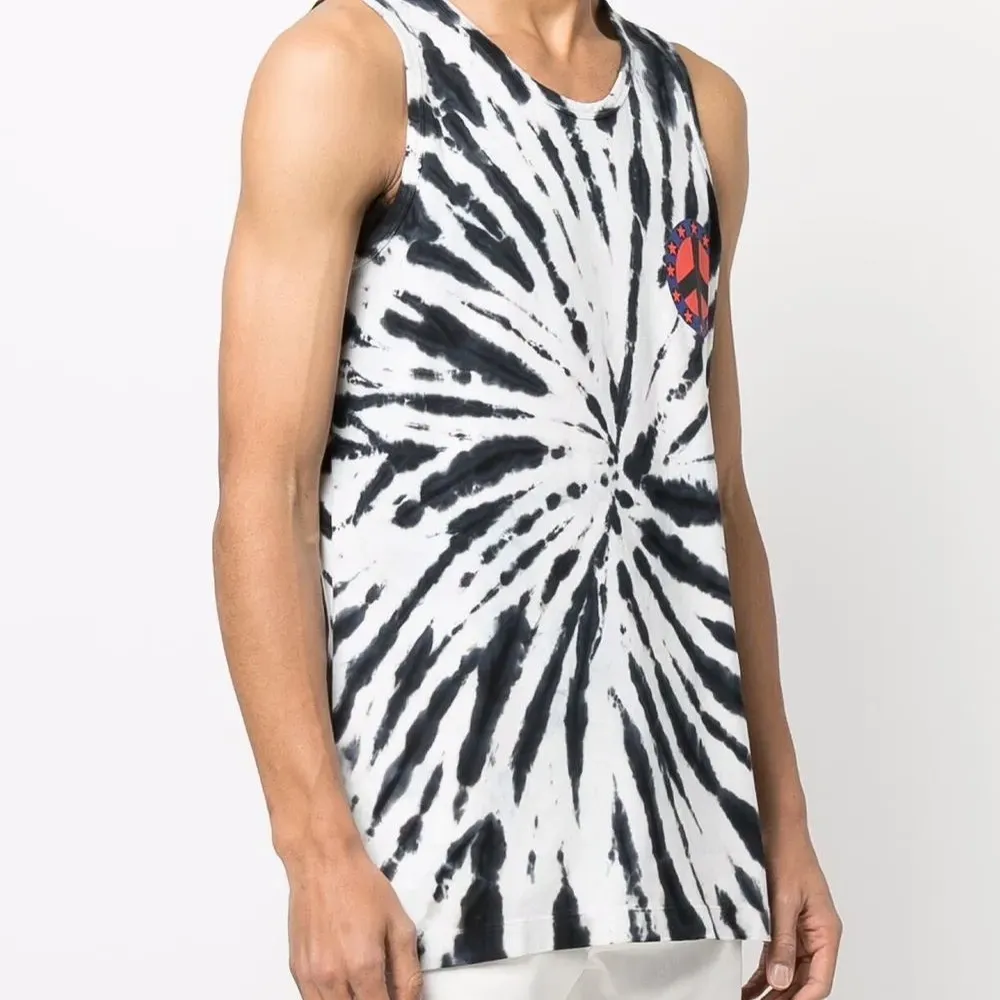 Топ с принтом тай-дай