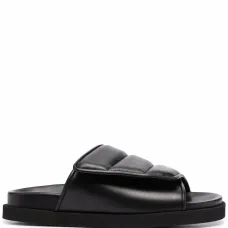 Шлепанцы с дутыми ремешками