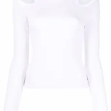 Топ с длинными рукавами и вырезами Топ с длинными рукавами и вырезами