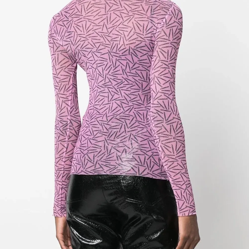 Прозрачный топ Undercover с логотипом