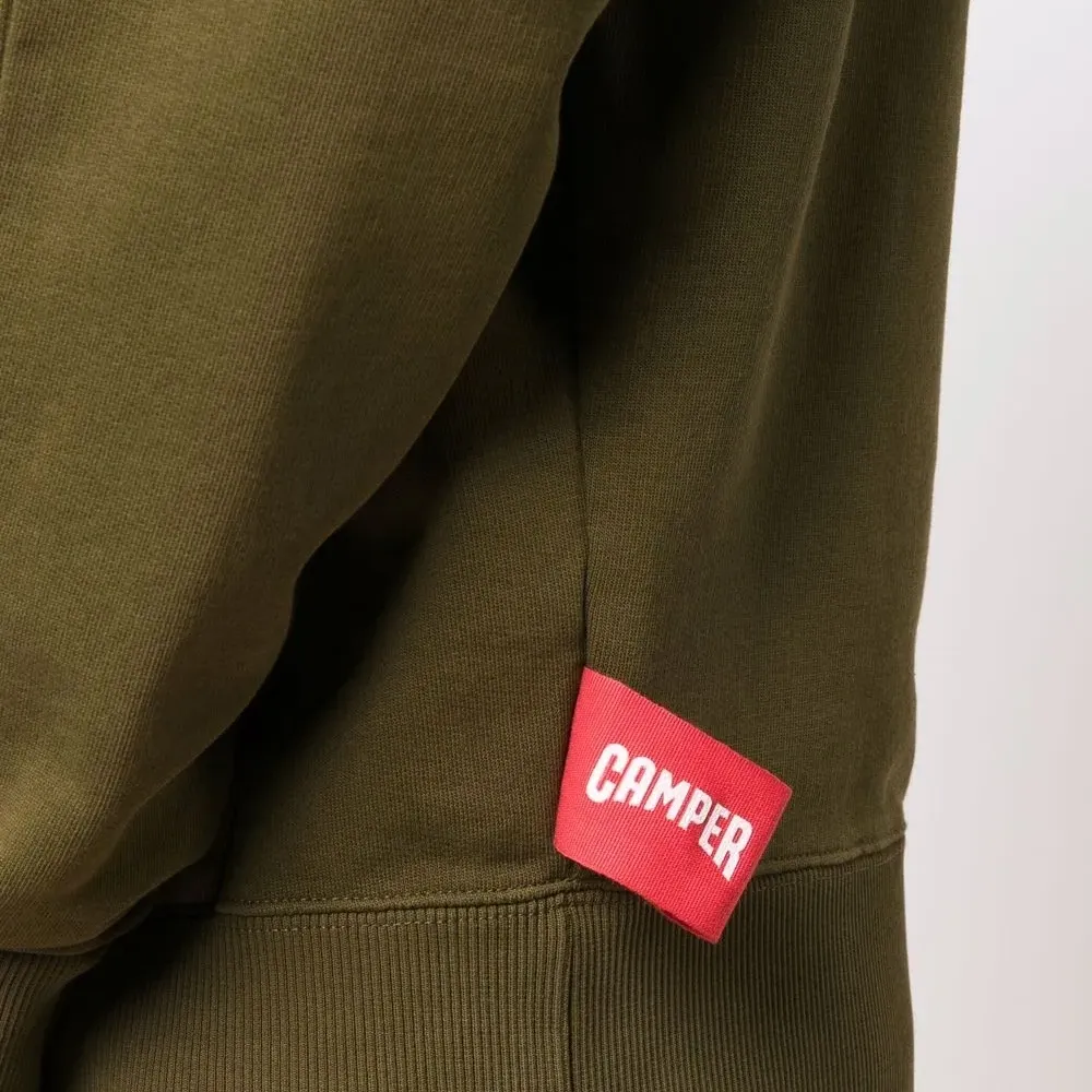 Худи с кулиской и нашивкой-логотипом