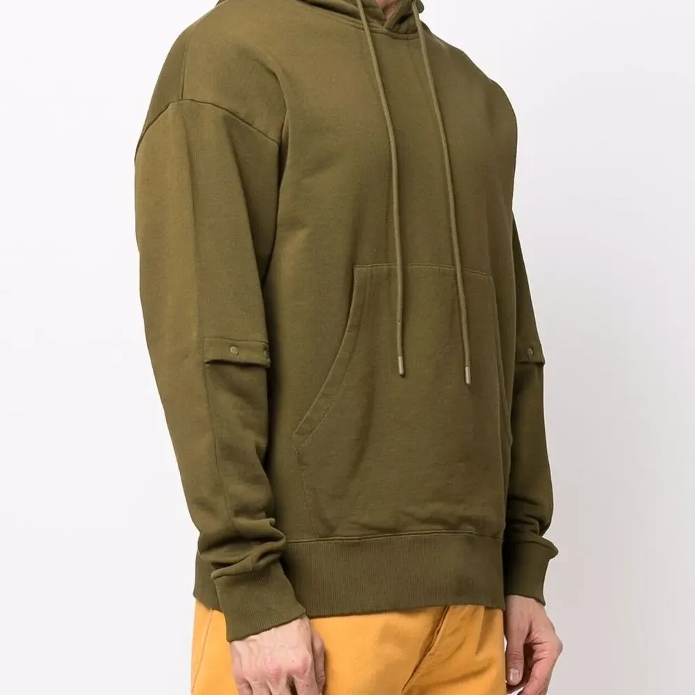 Худи с кулиской и нашивкой-логотипом