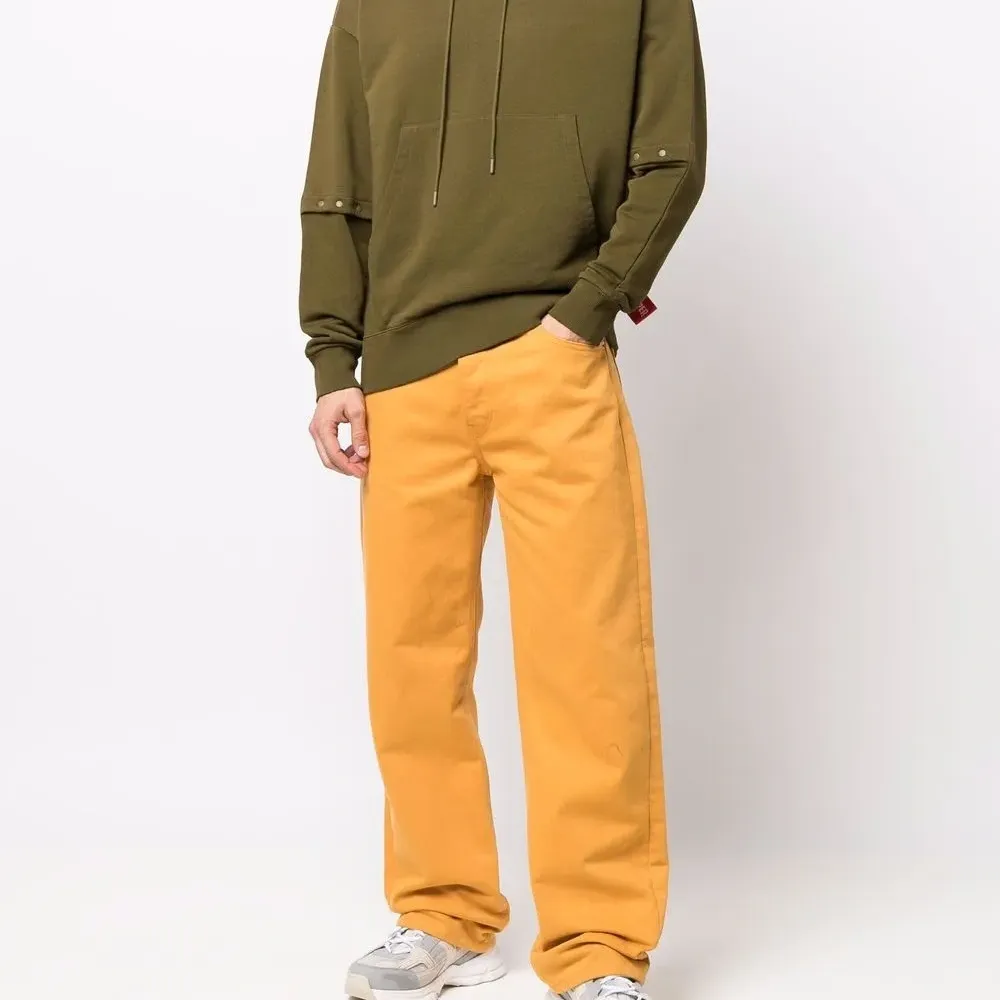 Худи с кулиской и нашивкой-логотипом