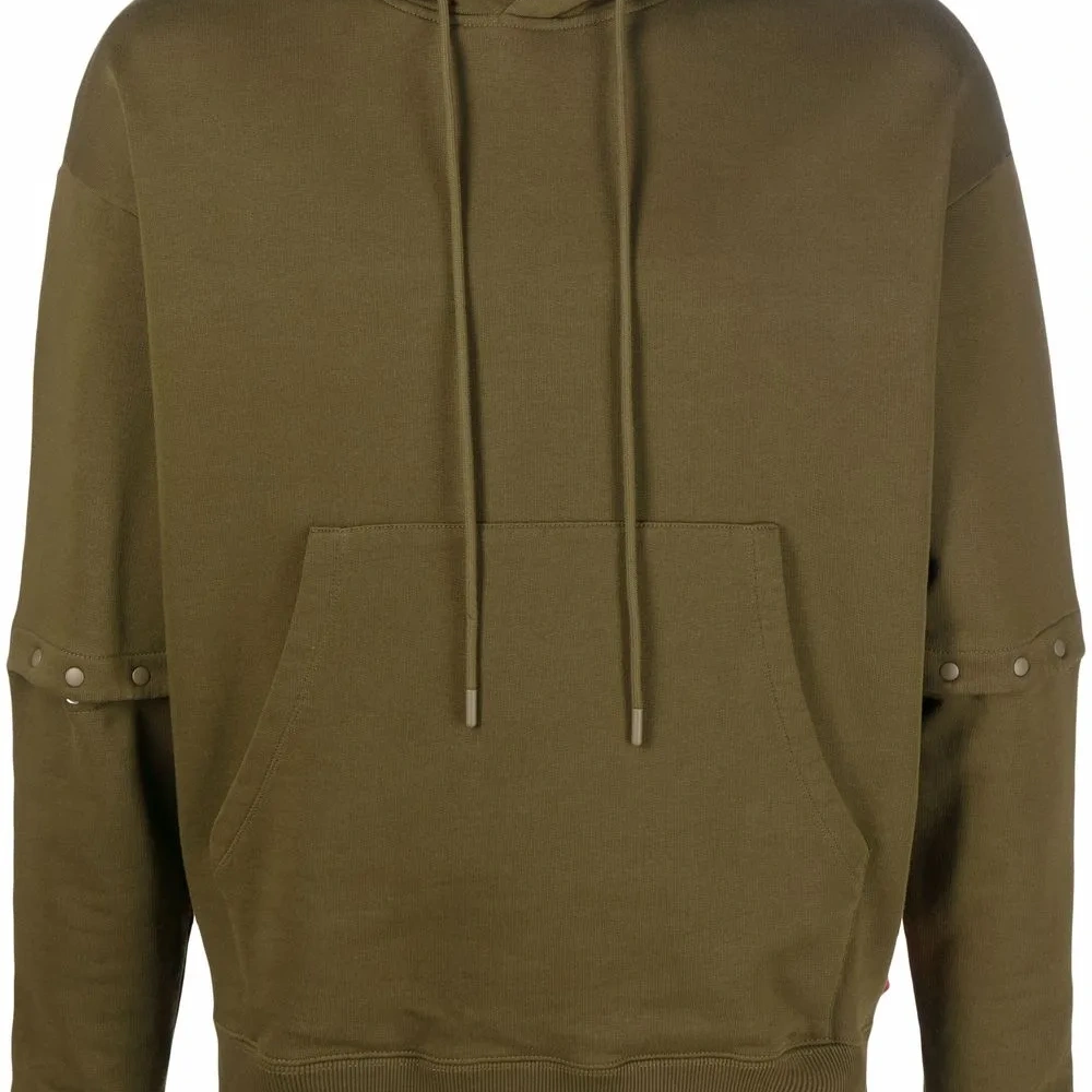 Худи с кулиской и нашивкой-логотипом