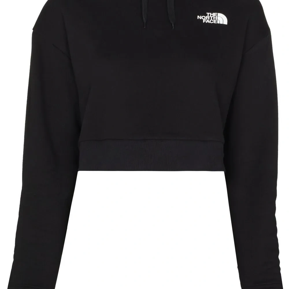 Укороченное худи с логотипом